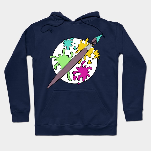 Paint Brush Hoodie by Olooriel